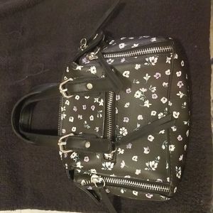 Brand New Black with Floral Print Purse. Never been used!!